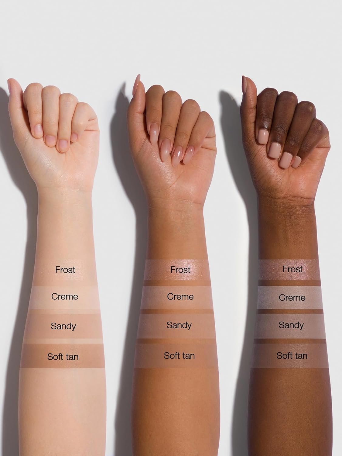 Paleta de resaltado y contorno de 4 tonos 2 en 1 | Iluminador facial brillante y contorno mate | Frio