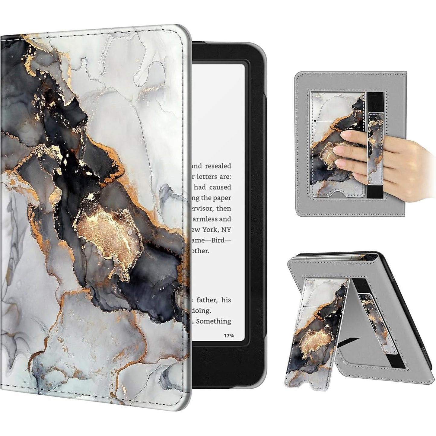 Funda para Kindle con función atril | Marmol