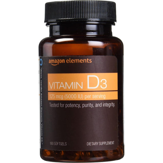 Vitamina D3 | 180 cápsulas blandas | 6 meses