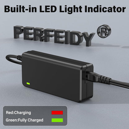 Cargador de cable de alimentación de 42V 1.7A 1.5A 1A 0.5A DC en adaptador de 42V | 10 tomas intercambiables | Fuente de alimentación 42V | 1700 mA 1600 mA 1500 mA