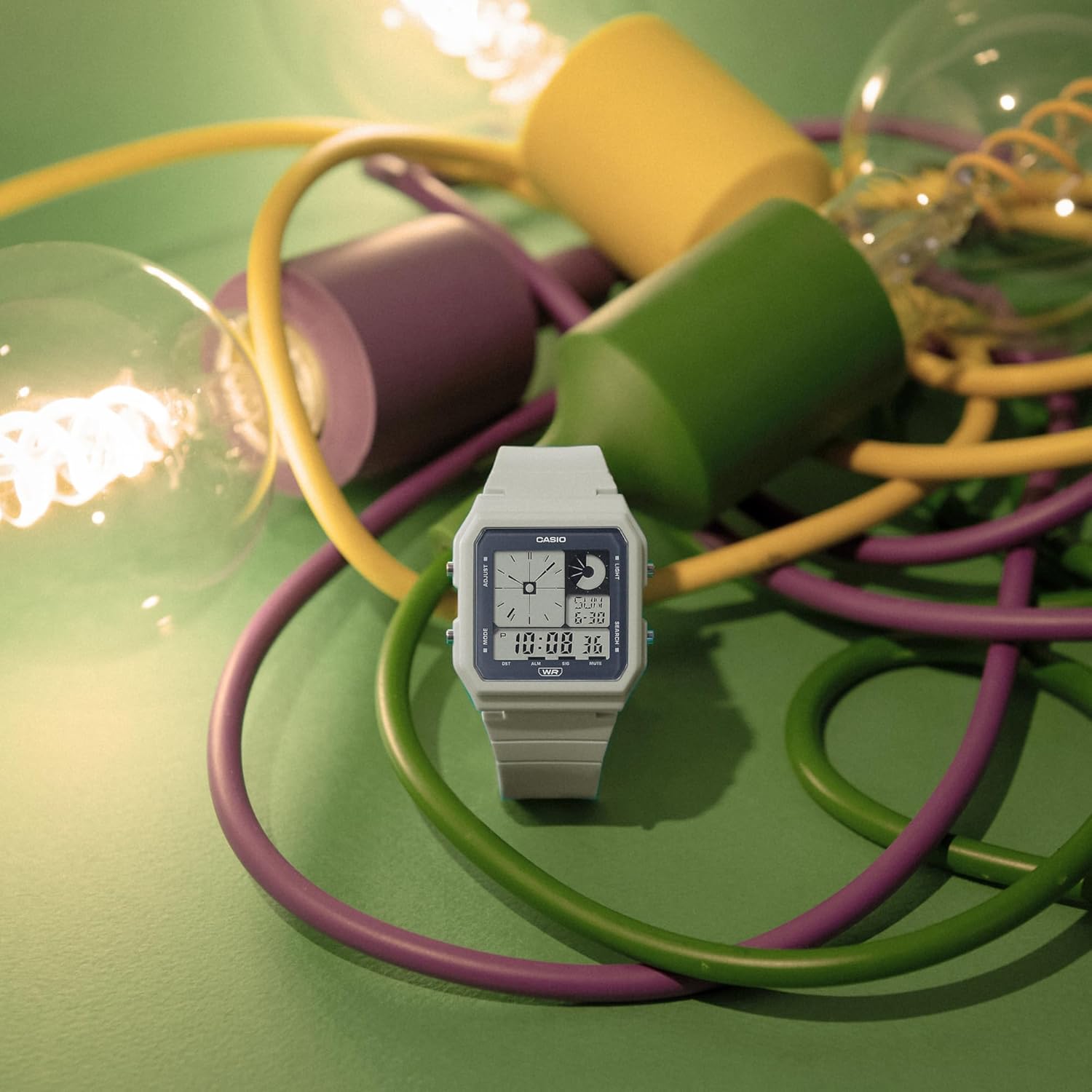 POP Bio-Based Renewable Band LED Backlight Daily Alarm Digital Watch