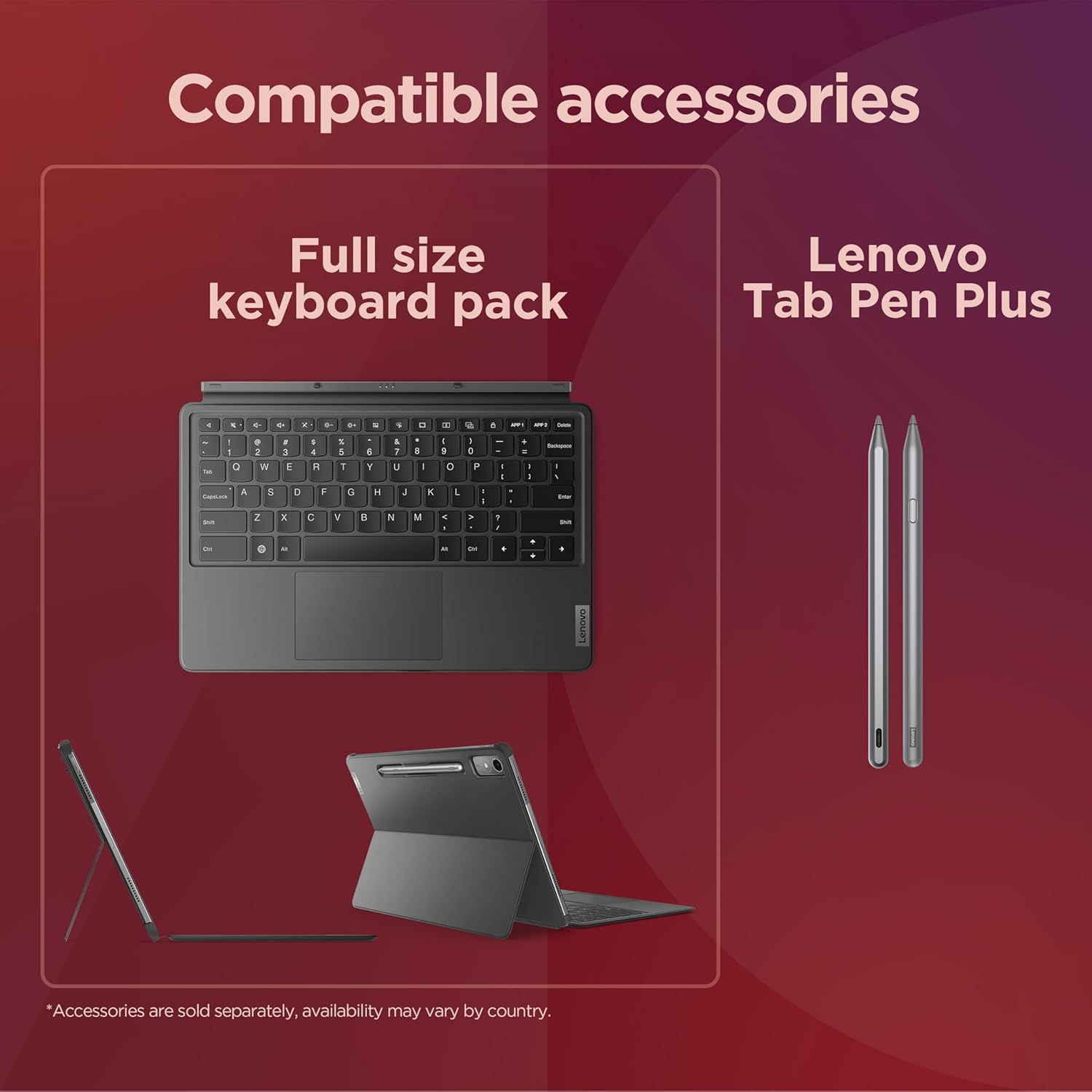Lenovo Tab P12 12.7" 3K Display - 13MP Camera - 8GB RAM, 128GB UFS Storage -  Lapiz and Folio Case Incluido