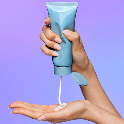 LANEIGE Espuma limpiadora de banco de agua: lavado facial hidratante y removedor de maquillaje con ácido hialurónico y enzima de papaína para una piel suave y suave