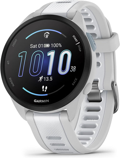 Garmin Forerunner 165 Smartwatch Running – AMOLED, GPS, Ritmo & Frecuencia Cardíaca, Entrenamiento y Recuperación 