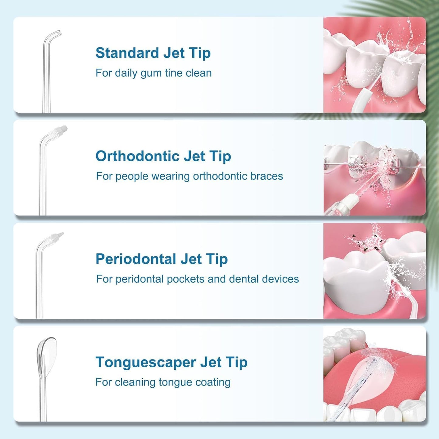 Irrigador Dental Portátil Caredite – Mini Water Flosser Recargable con Tanque Extensible, 3 Modos, 4 Boquillas, USB-C, IPX7 Resistente al Agua – Ideal para Viajes, Brackets y Encías Sensibles (Negro)