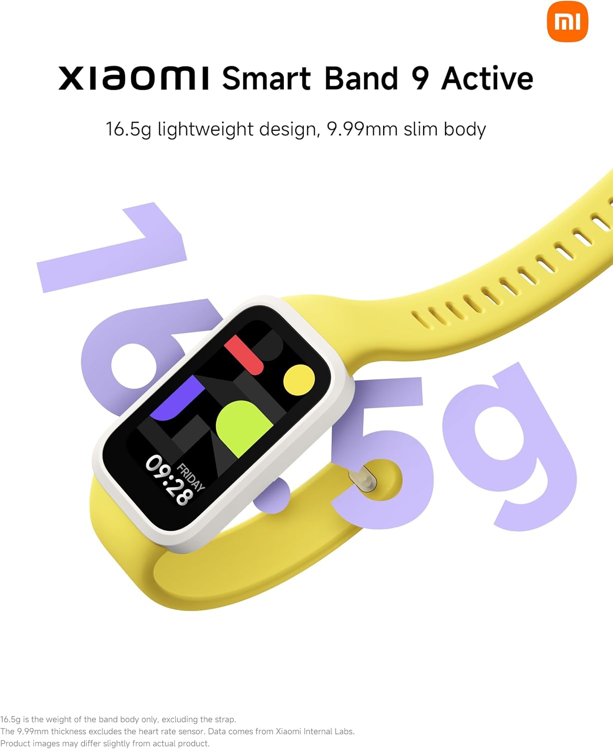 Smart Band 9 Active Global | Pantalla 1.47", 60 Hz | Hasta 18 días de batería | 50 modos deportivos | Salud 24/7 | 5 ATM (negro)