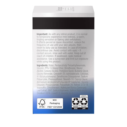 Neutrogena Retinol Pro+ Crema hidratante de noche antiarrugas, reparación rápida de arrugas, crema antienvejecimiento para cara y cuello, formulada sin fragancia, parabenos, tintes y ftalatos,