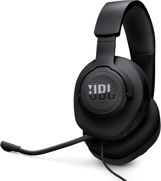 JBL Quantum 100 M2 (Negro) – Audífonos gamer con cable y micrófono desmontable