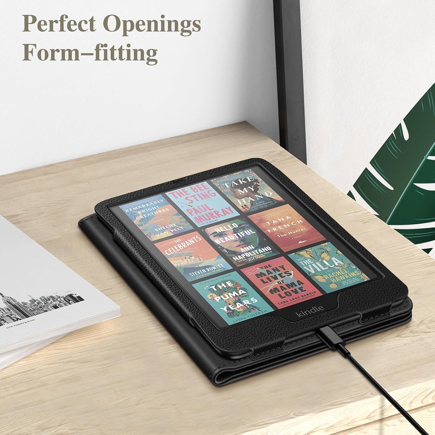 Funda para Kindle con función atril | Negra 