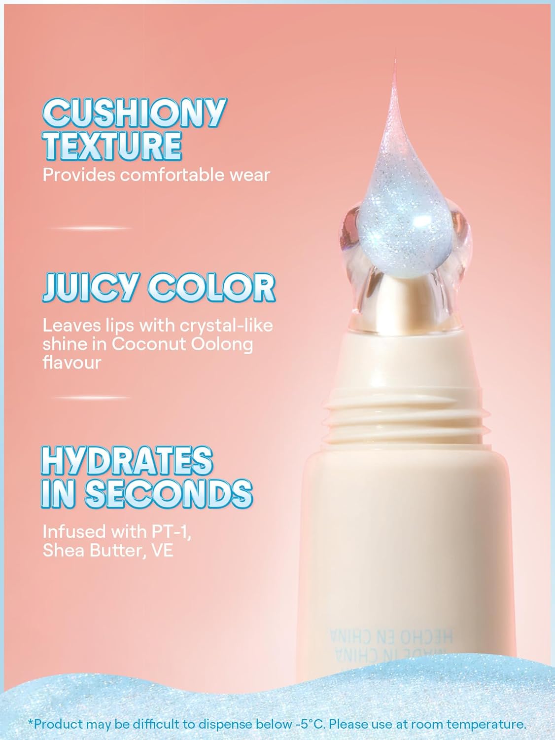 Brillo de labios hidratante | Larga duración | Impermeable | Para rellenar labios | Color: Tu propio brillo