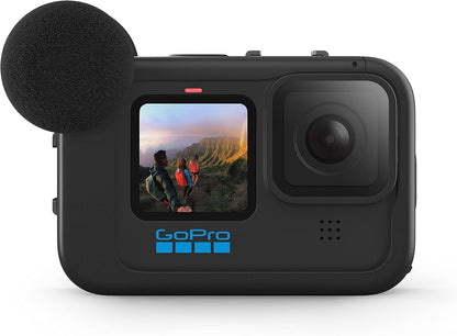 GoPro Media Mod – Accesorio oficial para GoPro HERO13 Black, HERO12 Black, HERO11 Black, HERO10 Black y HERO9 Black