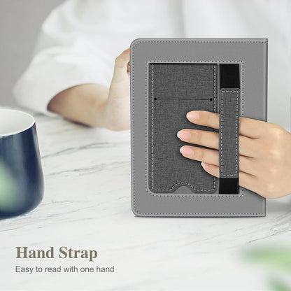 Fintie Case for 7"/6.8" Kindle Paperwhite(12Th/11Th Generation-2024/2021) and Kindle Colorsoft Signature Edition -Slim Foldable Stand Cover Auto Wake/Sleep for Paperwhite 2024, Denim Gray