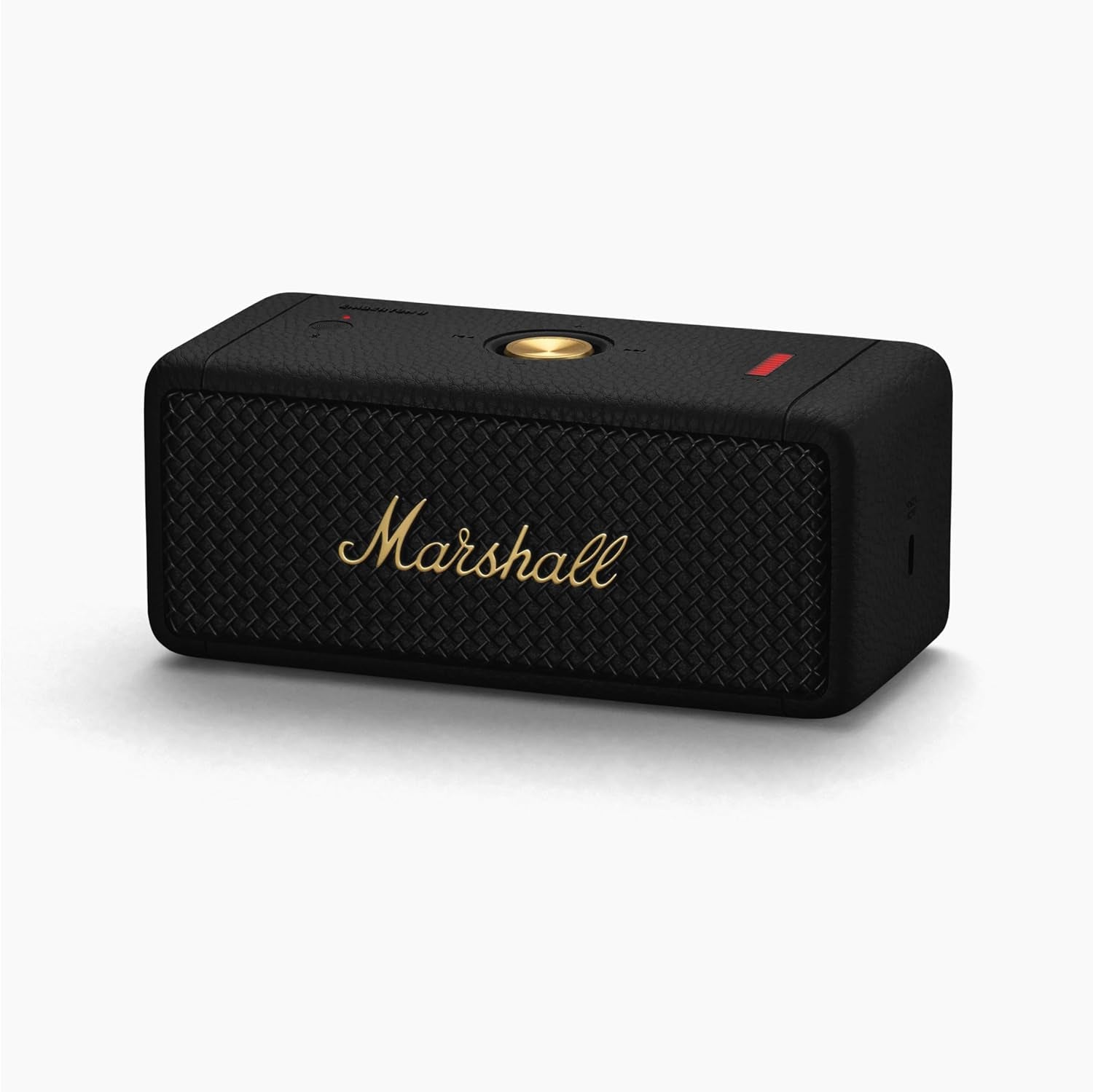 Emberton II – Bocina Bluetooth portátil 30+ h, True Stereophonic 360°, IP67 (Black & Brass)