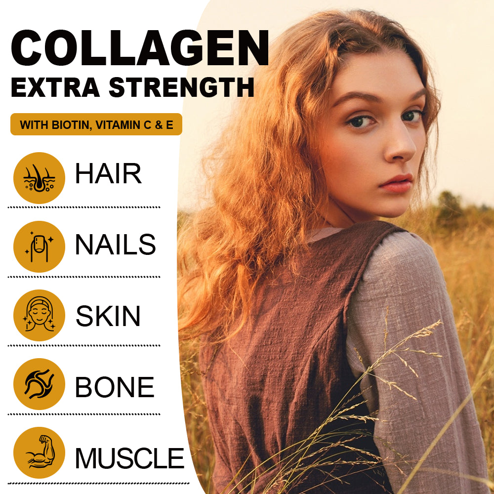 Menxi Gomitas de Colágeno Hidrolizado Premium – Antienvejecimiento con Biotina, Vitamina C, Zinc y Vit E