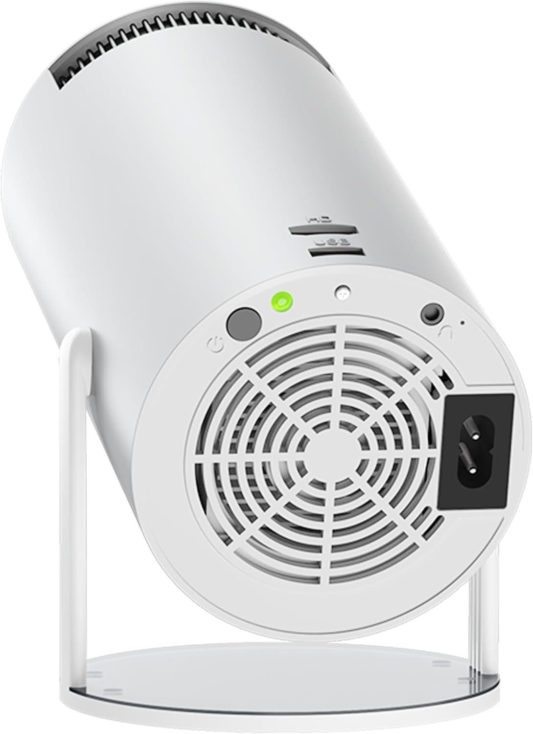 Mini Proyector Android HY300 con Wi-Fi 6 y BT 5.2, Giro 180°, Auto Keystone, Soporta 1080p/4K Decoding – Para Teléfono, TV Stick, PC, Xbox, PS5
