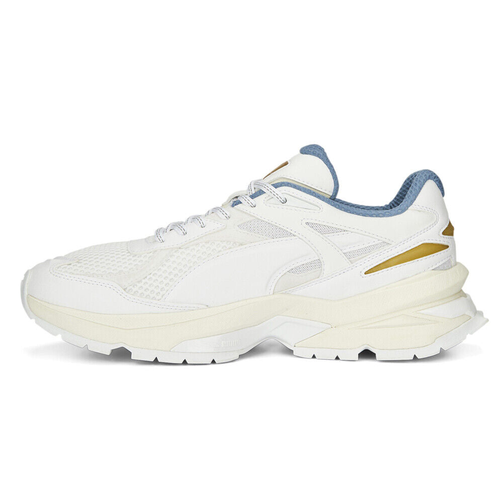 Puma Nano Odyssey Lace up Mens White Sneakers Casual Shoes 38860805