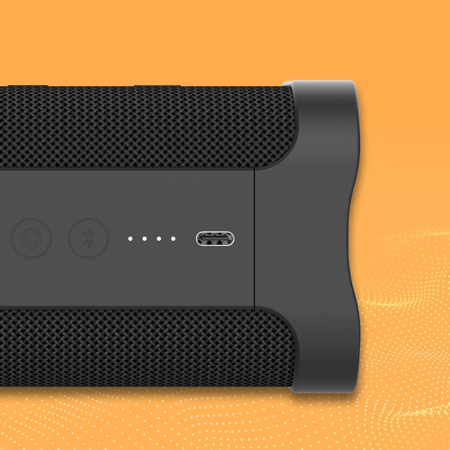 Skullcandy Terrain – Bocina Bluetooth portátil | IPX7 impermeable, radiadores pasivos duales, 14 h de batería, correa de muñeca de nailon, True Wireless Stereo