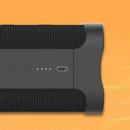 Skullcandy Terrain – Bocina Bluetooth portátil | IPX7 impermeable, radiadores pasivos duales, 14 h de batería, correa de muñeca de nailon, True Wireless Stereo