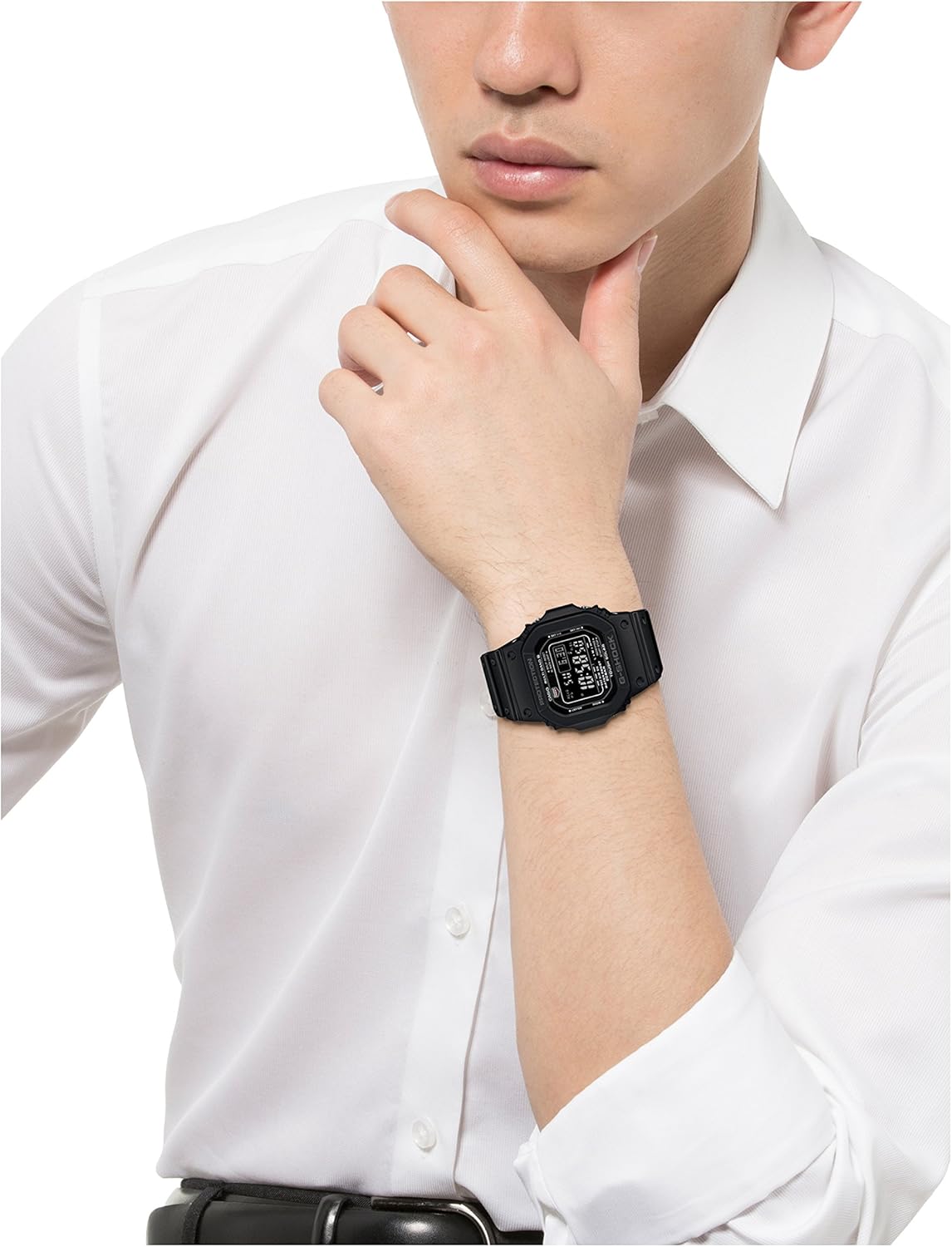 Casio G-Shock GW-M5610-1BJF | Reloj Digital Solar para Hombre | Multibanda 6 & Shock Resistant