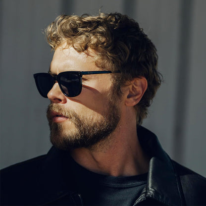 Gafas de Sol Cuadradas Planas Unisex – Estilo Retro Clásico con Lentes Polarizados UV400