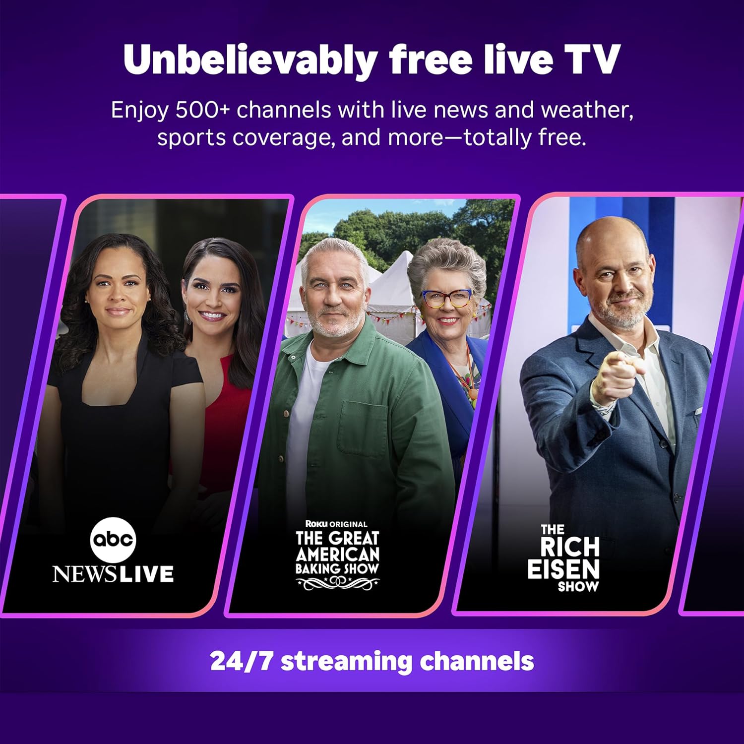 Roku Streaming Stick Plus 2025 | Dispositivo de Streaming 4K HDR con Control Remoto por Voz, TV en Vivo & Gratuita, Compacto y Portátil