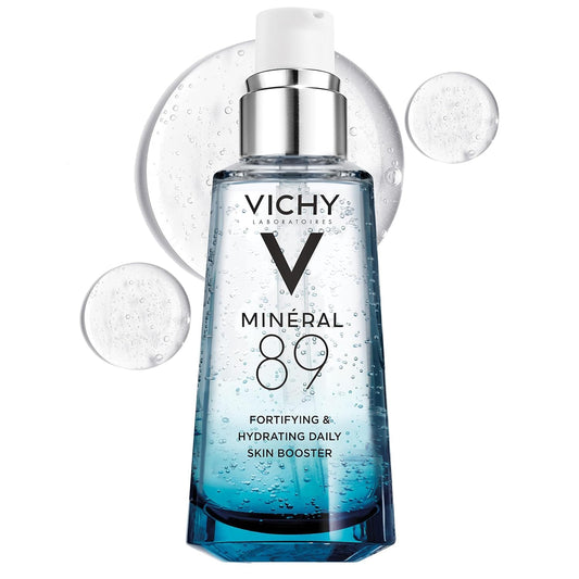 Vichy Mineral 89 Booster | Sérum de Ácido Hialurónico + Agua Volcánica – Refuerza la Barrera, Rellena e Hidrata | Gel Ligero, Oil-Free, Sin Fragancia