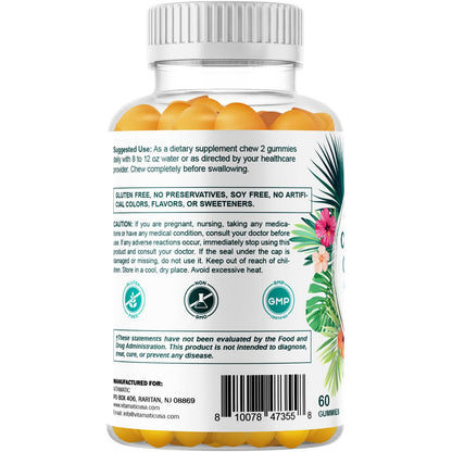 Vitamatic Gomitas de Colágeno Hidrolizado con Vitamina C, Zinc y Biotina – 60 Unidades