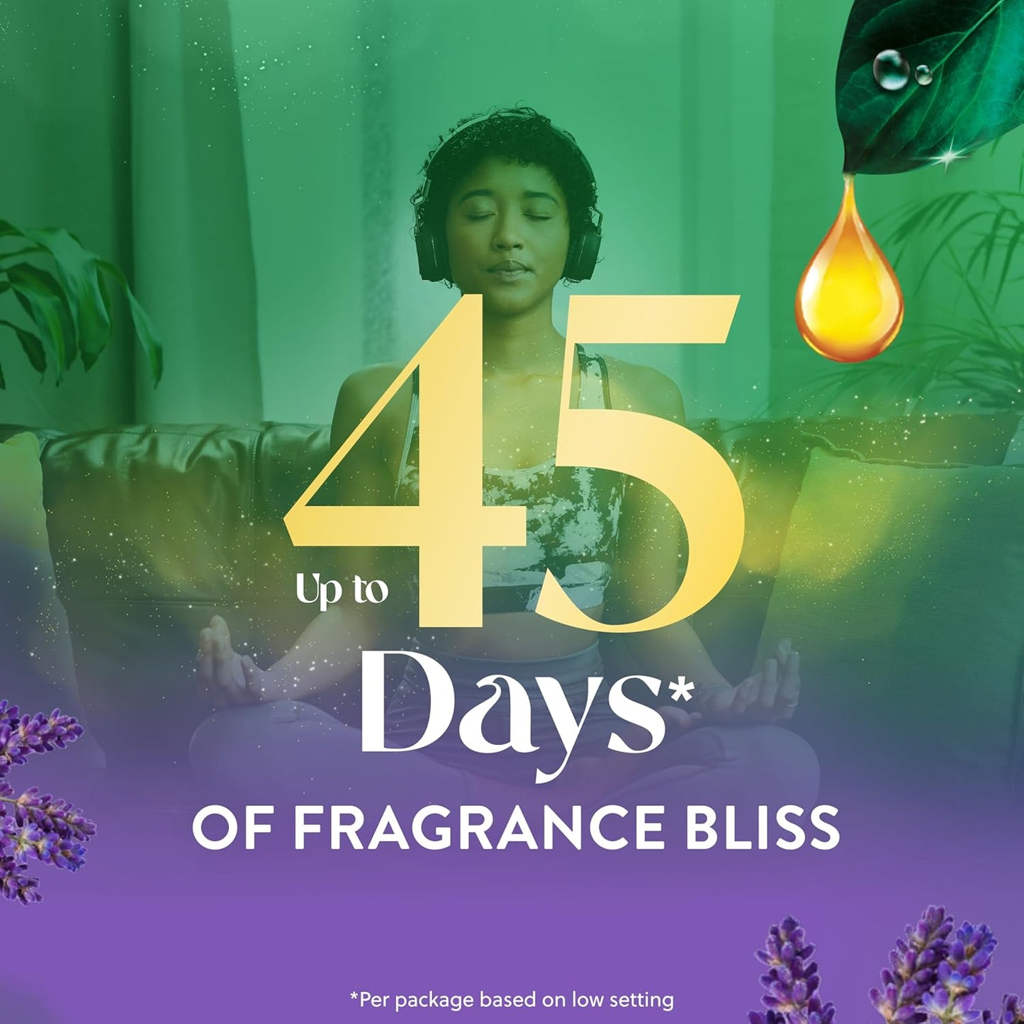 Air Wick Essential Mist Kit Difusor + 1 Repuesto Lavanda y Flor de Almendro – Ambientador con Aceites Esenciales, Portátil y Recargable