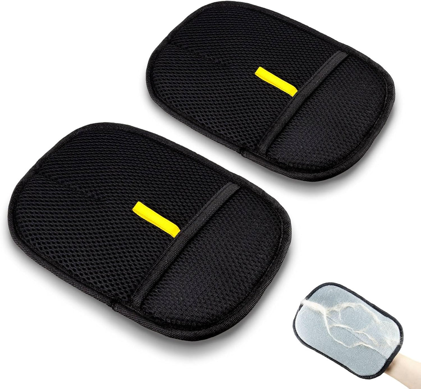 Pack X 2 - Guantes electroestáticos para remover pelos de mascotas 
