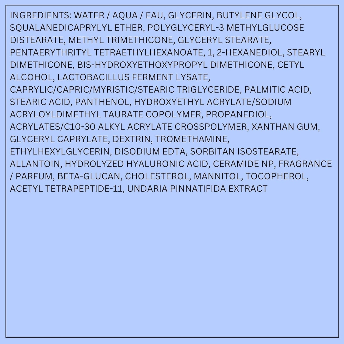 LANEIGE Crema hidratante de agua con Acido hialurónico intensivo con Peptidos + Escualano: piel propensa al eczema, refuerzo de barreras, nutrición, sequedad