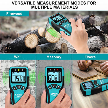 Medidor de Humedad sin Agujas WM01, Tester Digital para Madera, Paredes, Concreto y Pisos – Detección Precisa y No Destructiva