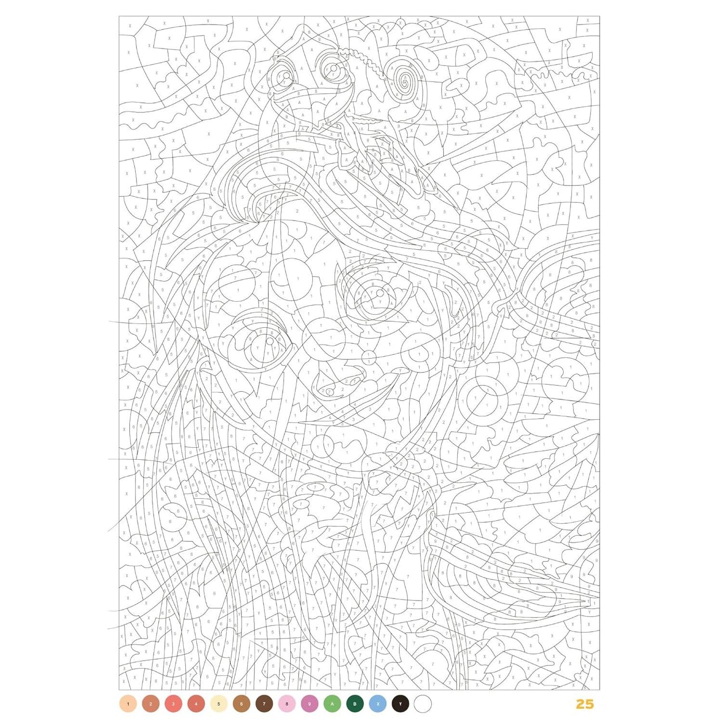 Dibujos para colorear de Disney Mystery | Edición: Retratos (ilusión óptica) | Arteterapia | idioma: Francés