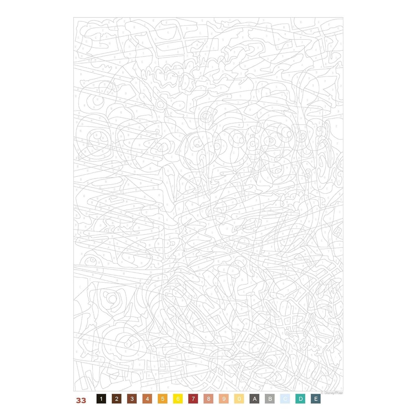 Libro para colorear | Pixar | 100 Diseños para pintar | Idioma: Francés