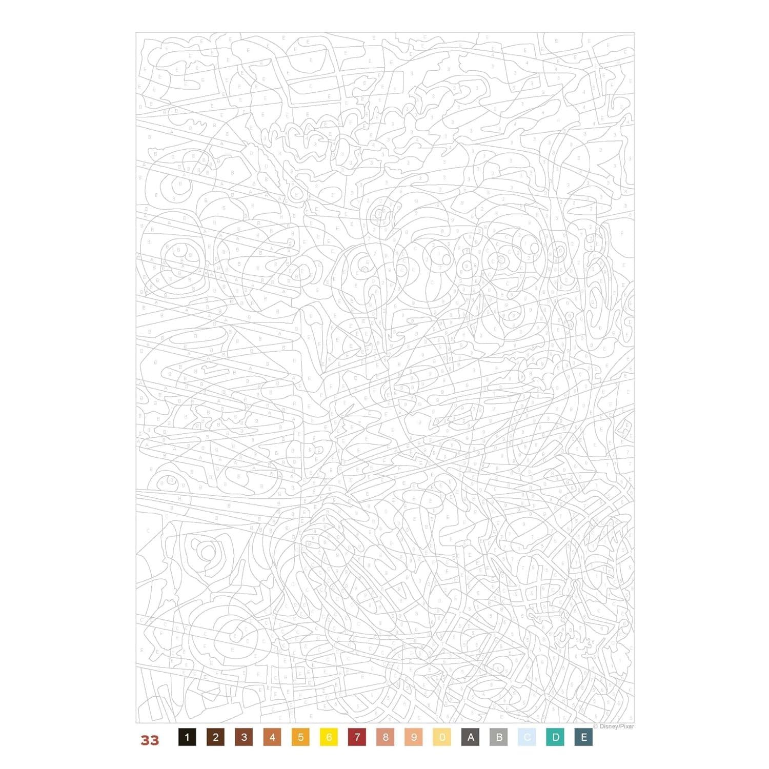 Libro para colorear | Pixar | 100 Diseños para pintar | Idioma: Francés