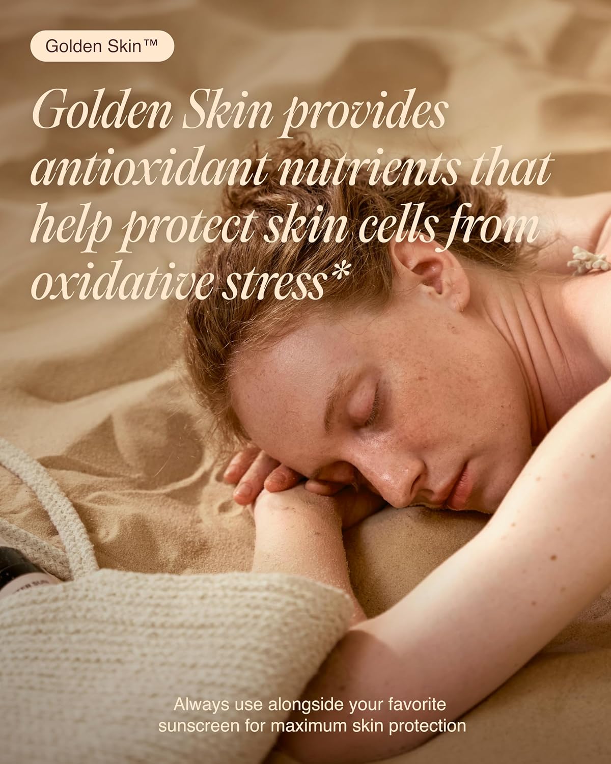 Suplemento bronceado Golden Skin para mujeres y hombres | Potentes píldoras bronceadoras con betacaroteno, luteína y L-tirosina para la salud de la piel | Suplemento antioxidante natural y vitaminas
