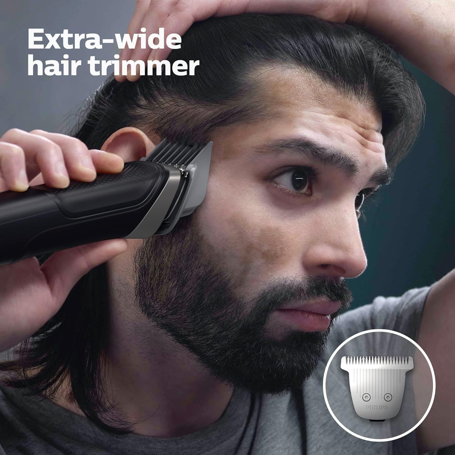 Philips Norelco Multigroom Series 5000 (MG5910/49) | 18 en 1 para Barba, Cabello, Cuerpo e Íntimo – Sin aceite