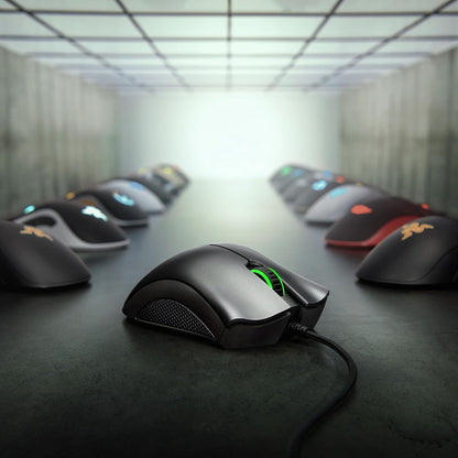 Razer DeathAdder Essential – Mouse Gamer con Sensor Óptico de 6400 DPI – Negro Clásico
