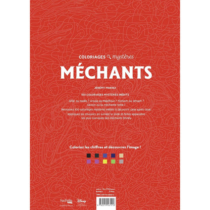 Dibujos para colorear de Disney Mystery | Edición: Villanos | Arteterapia | Idioma: Francés