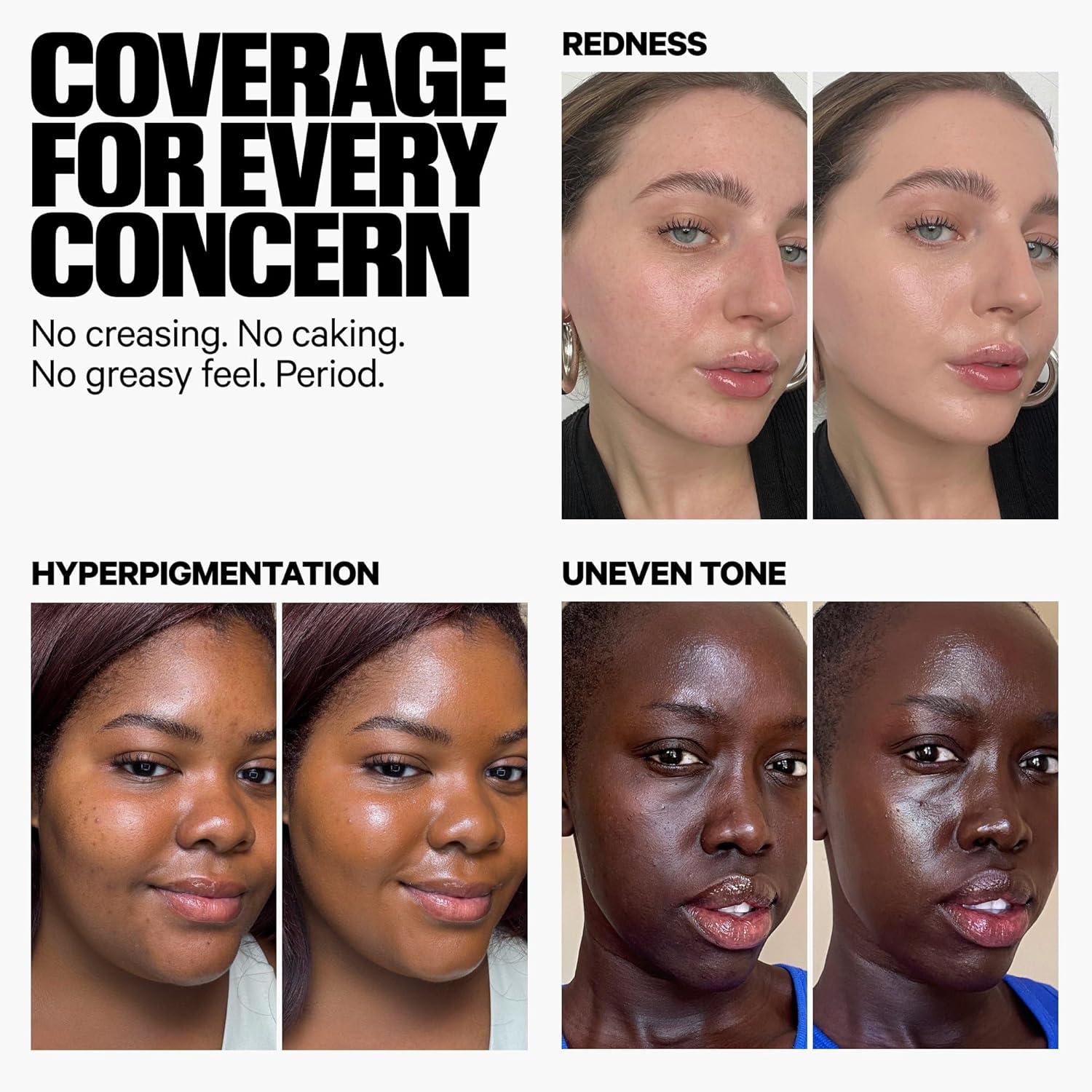 Milk Makeup Hydro Grip Skin Tint en Gel Hidratante | Cobertura Ligera Modulable hasta 12 hs | Con Ácido Hialurónico, No Comedogénico, Acabado Luminoso