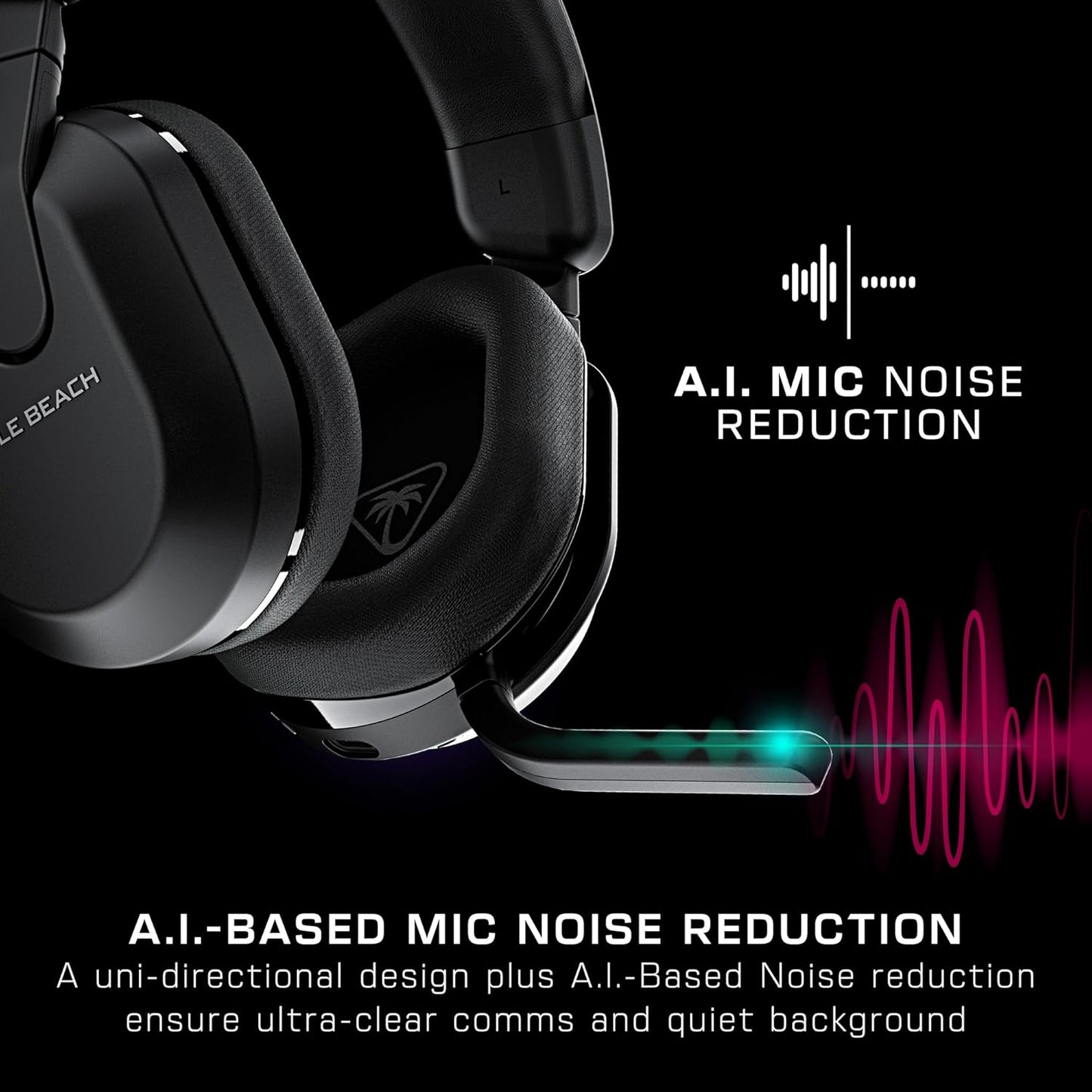 Turtle Beach Stealth 600 – Auriculares Gaming Inalámbricos Multiplataforma con Sonido Amplificado y Micrófono con Cancelación de Ruido