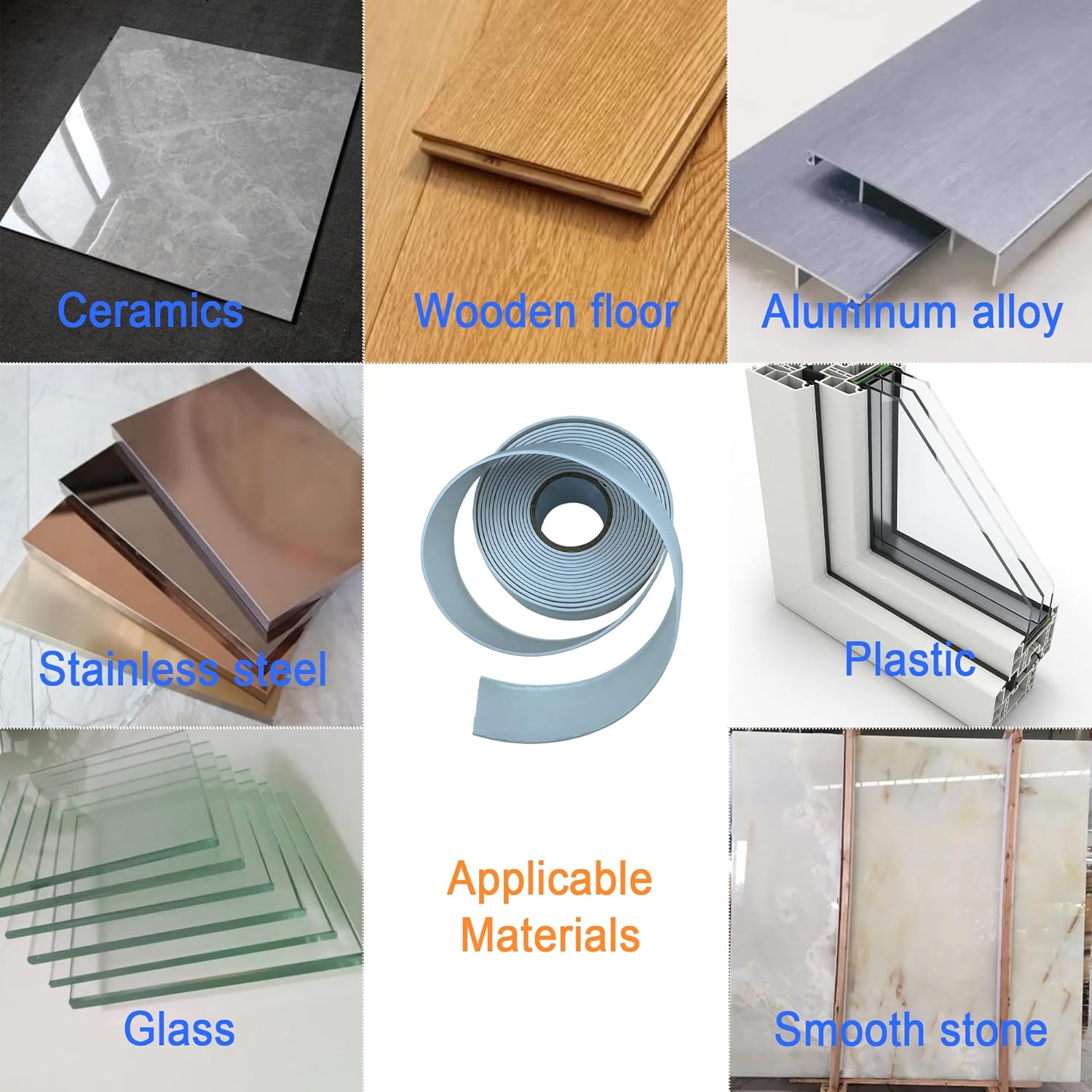 Tira de calafateo blanca | Cinta autoadhesiva de 1.5 x 10.5 pies para baño | Inodoro | Mesada de cocina | Protector de borde de pared de bañera