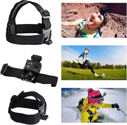 Kit de Accesorios 7-en-1 para Cámaras de Acción — Compatible con AKASO (EK7000/EK7000 Pro/Brave 4/Brave 4 Pro/Brave 7 LE/Brave 7/Brave 8/V50X/V50 Pro/V50 Elite), GoPro Hero 13/12/11/10/9 y DJI Action