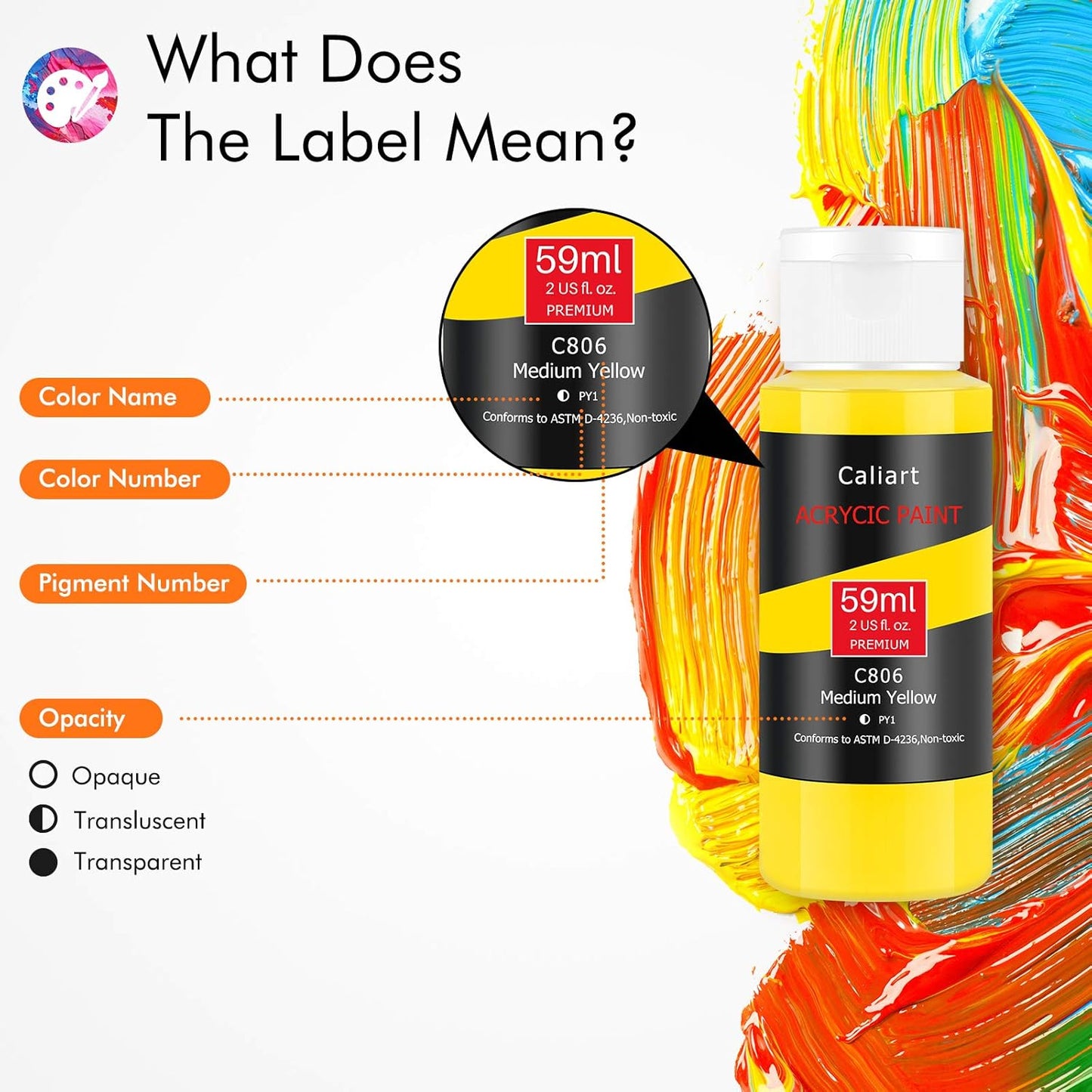 Kit de pintura acrílica | 12 pinceles + 24 colores | Para niños y adultos