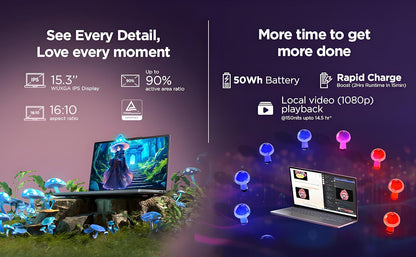 Laptop Lenovo de negocios | Intel Octa-Core i5 | IdeaPad 15" | 16GB RAM + 512 GB SSD,