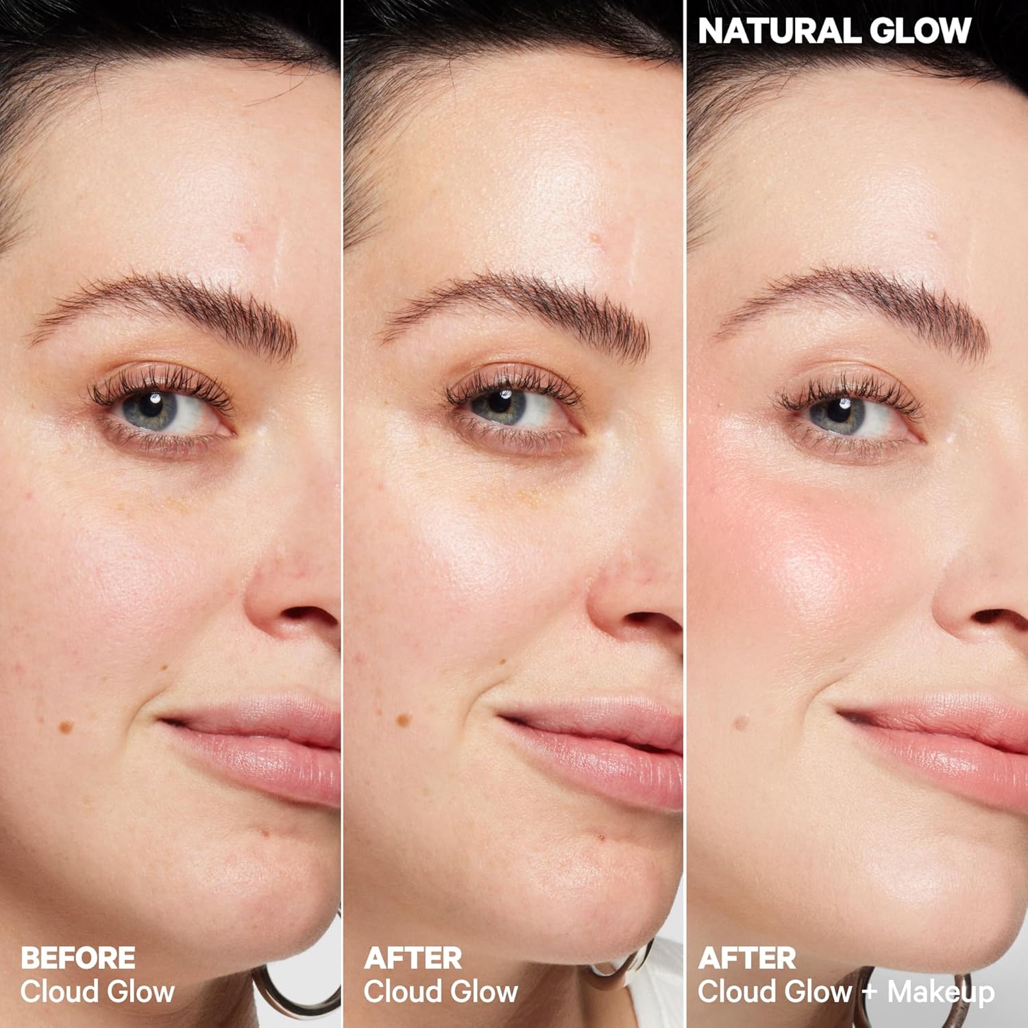 Milk Makeup Cloud Glow Primer en Espuma | Prebase Facial Iluminadora con Cúrcuma y Azafrán | Fijación hasta 12 hs, Hidratante y Libre de Siliconas – 0.91 oz
