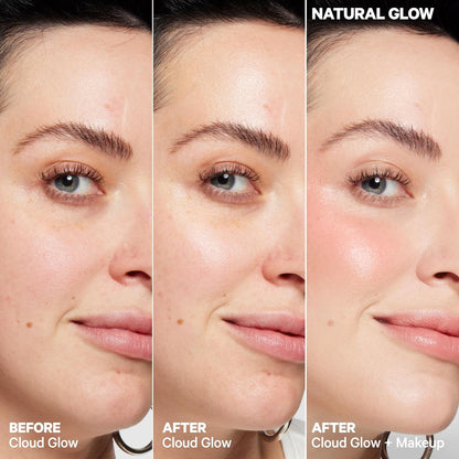 Milk Makeup Cloud Glow Primer en Espuma | Prebase Facial Iluminadora con Cúrcuma y Azafrán | Fijación hasta 12 hs, Hidratante y Libre de Siliconas – 0.91 oz