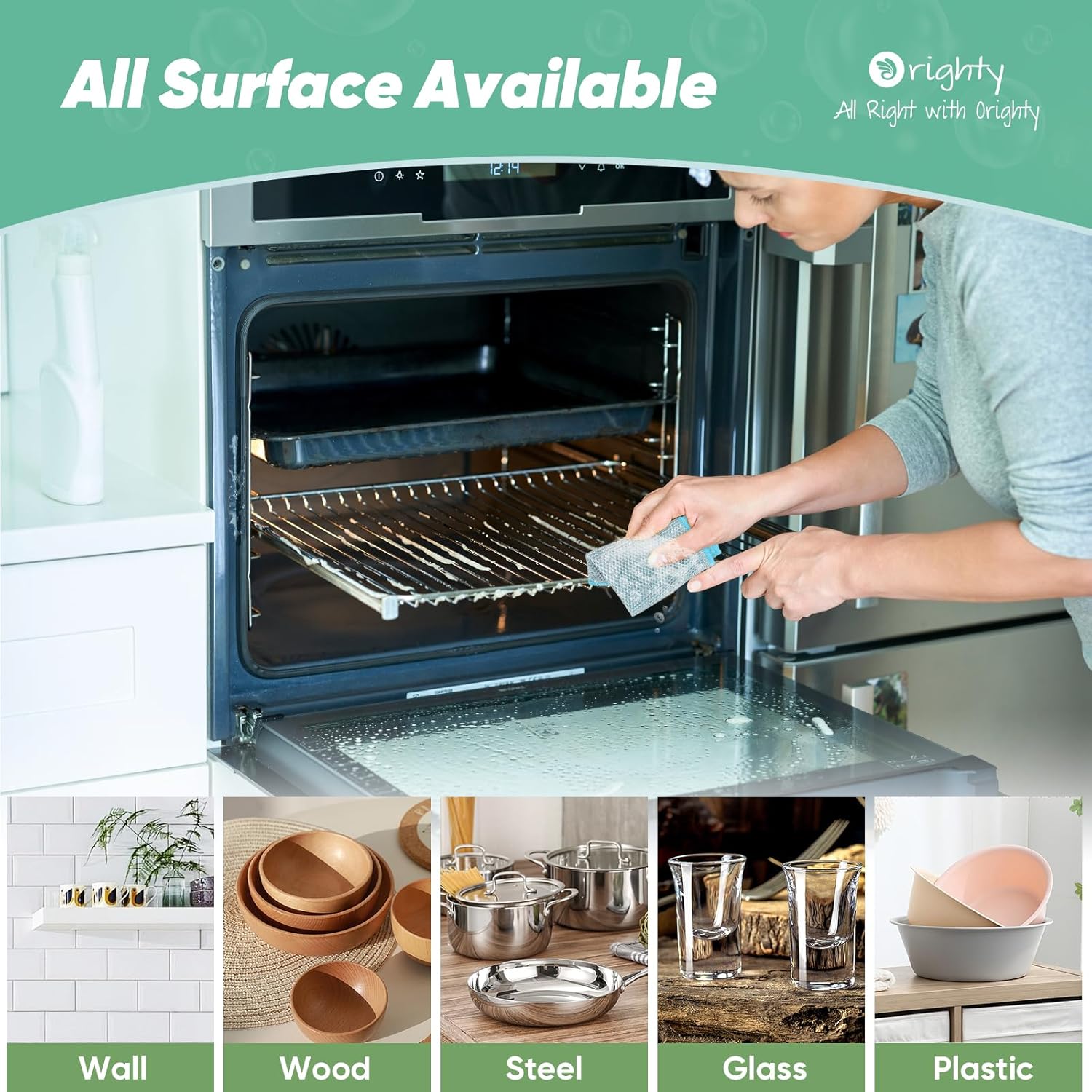 12 trapos de alambre multiusos para lavar platos | Paños de limpieza de platos de alambre de doble capa sin arañazos | Limpiador de acero reutilizable de cocina