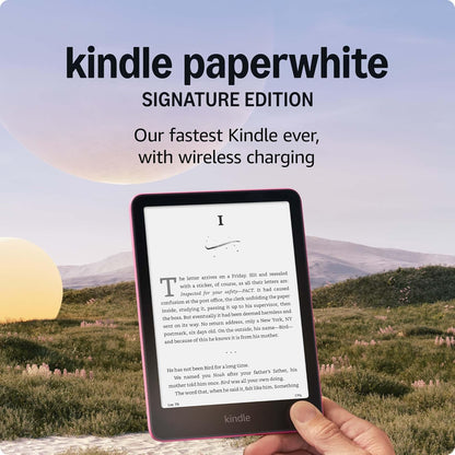 Amazon Kindle Paperwhite Signature Edition | 32 GB | Carga inalámbrica | Color: Frambuesa metalizado