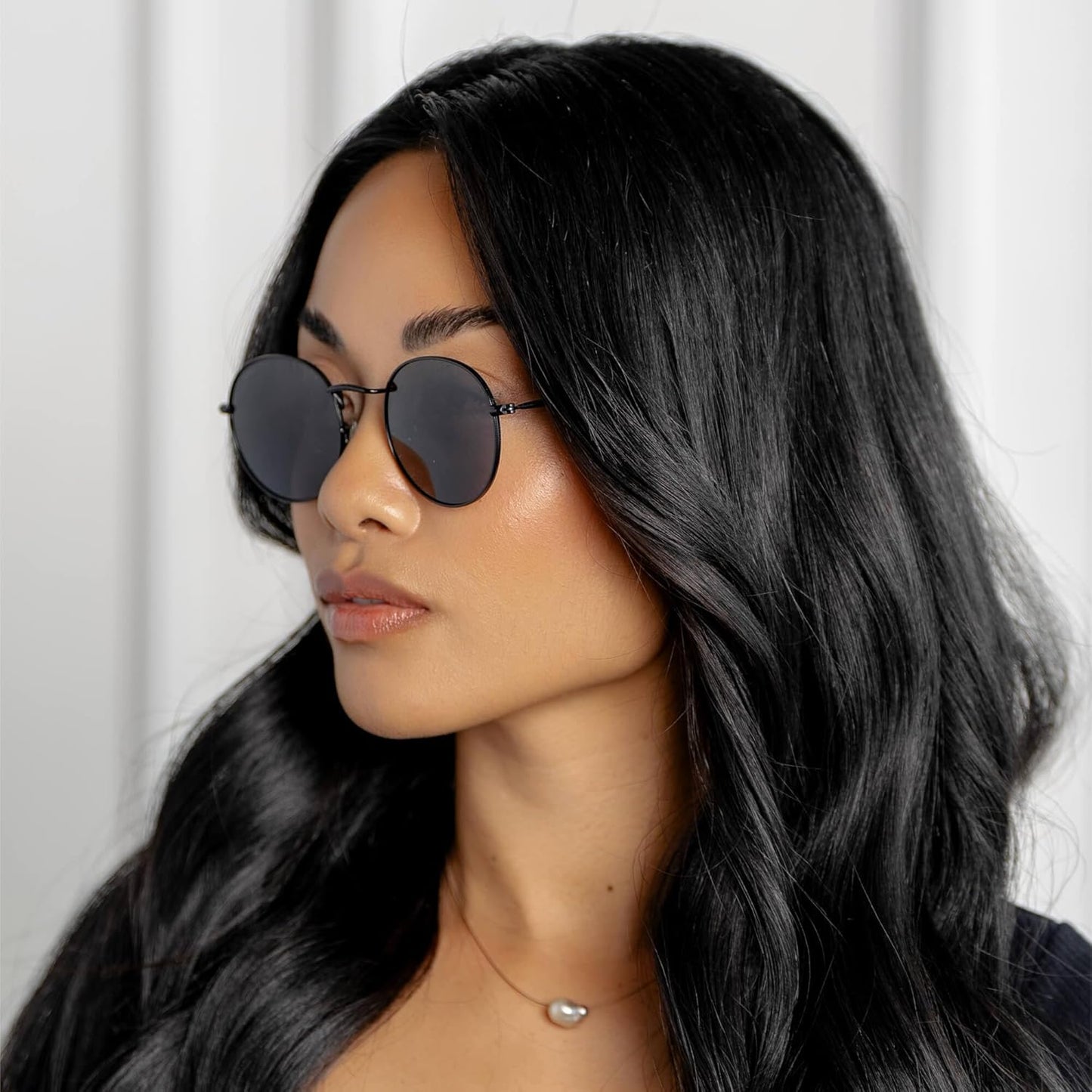 Anteojos de Sol Redondos con Lentes Espejados – Unisex, Retro y Modernos, Protección UV400