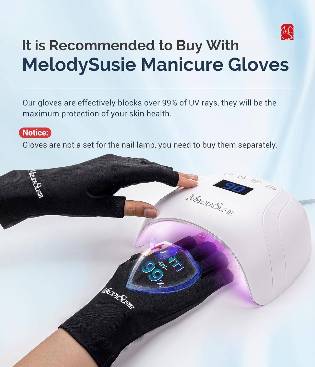  Lámpara de uñas LED UV profesional | Secado rápido con sensor automático | 4 temporizadores | pantalla LCD